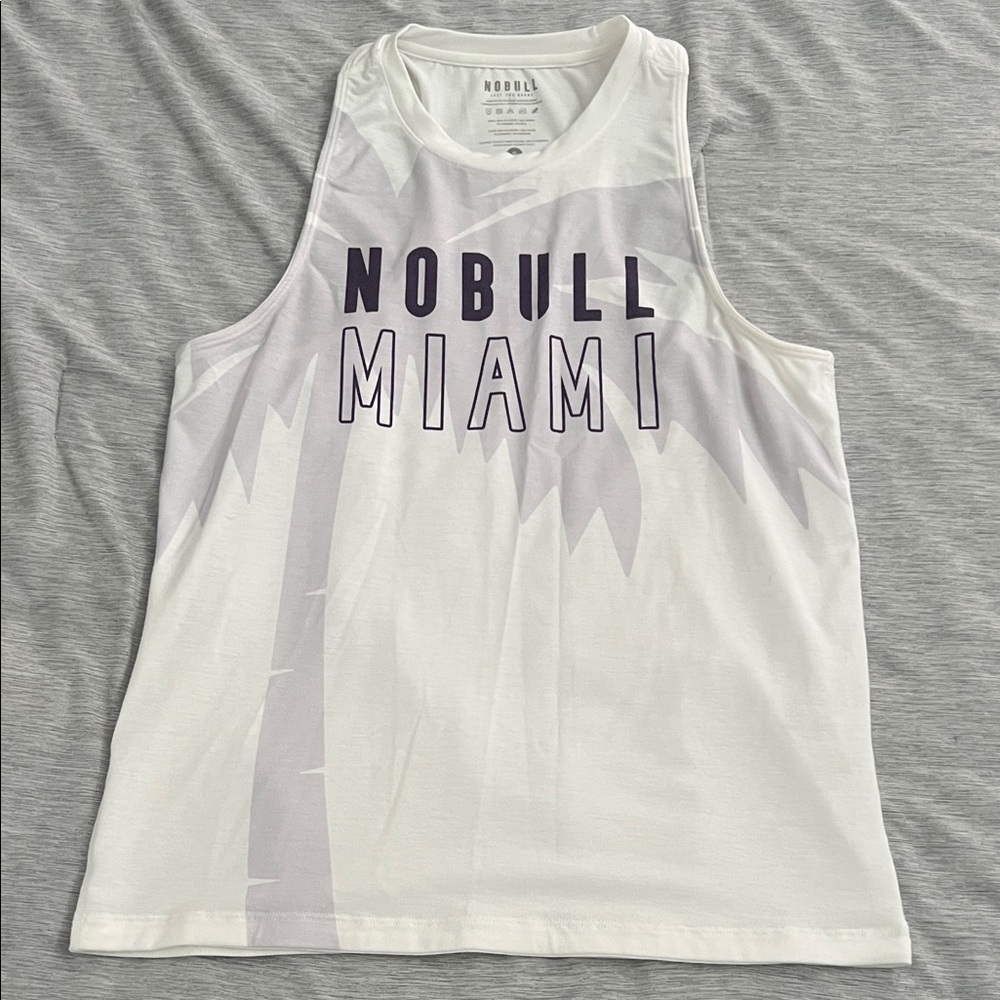 NOBULL Miami White Tank Top